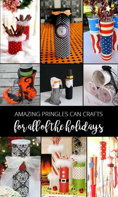 many different pictures with the words amazing things can crafts for all of the holidays