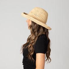 Spend the day outdoors in style with our crochet raffia kettle brim hat. This hat is made with a wire brim to keep its shape. This will be your go to beach hat, it's perfect for any day in the sun. Features: 4" brim 100% raffia Women's one size Lightweight Straw Hat With Short Brim, Lightweight Short Brim Paper Straw Hat, Curved Brim Straw Crochet Hat For Warm Weather, Warm Weather Curved Brim Crochet Straw Hat, Warm Weather Crochet Straw Hat With Curved Brim, Lightweight Crochet Hat For Warm Weather, Casual Paper Straw Crochet Hat With Short Brim, Casual Crochet Paper Straw Hat With Short Brim, Casual Crochet Hat With Short Brim In Paper Straw