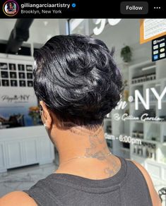 Short Tapered Bob, Relaxing Hair, Short Hair Mohawk, Tapered Bob, Cutest Hairstyles, Short Black Haircuts, Black Hair Short Cuts, Shaved Side Hairstyles, Protective Hair