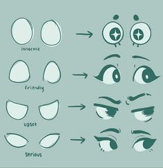 an image of different shapes and eyes