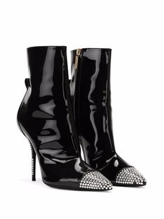 Fotos Outfits, Heel Dance, Cloth Collection, Pointed Ankle Boots, Ankle Boots Women, Fantastic Shoes, Dolce Gabbana Shoes, Ankle Boots Black, Shoe Boot Sandals