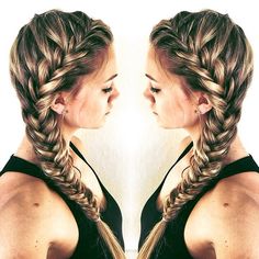 Lose Side Braid Hairstyles, Braid Tips And Tricks, Side Plaits Hairstyles, Fishtail Side Braid, Rope Braid Hairstyles, Side Fishtail Braid, Boho Goddess Braids, Mermaid Braids, Messy Fishtail Braids