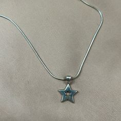 Wtc Star Necklace Sterling Silver Stamped 925. Vintage Necklace. Star Within A Star Silver Star Charm Necklace, Silver Star Charm Necklaces, Silver Necklaces With Star Charm, Necklace Star, White Trash, Jewelry White, Necklace Sterling Silver, Star Necklace, Charm Jewelry