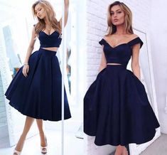 Sexy Two Pieces Navy Short Cheap Homecoming Dresses,SF0073 on Storenvy Navy Blue Prom Dresses, Cheap Homecoming Dresses, Prom Dresses 2018, Satin Cocktail Dress, Short Homecoming Dress, Piece Prom Dress, Prom Dresses Blue, Dress Picture, Prom Dresses Short