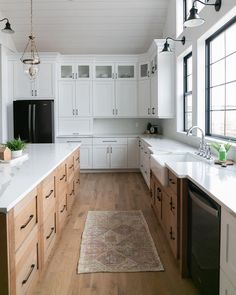 the kitchen is clean and ready for us to use in its new owner's home