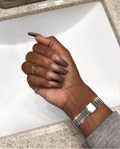 Ombre Nail Art Designs, Ombre Nail, Her Nails, Fall Acrylic Nails, Nail Art Ombre, Coffin Nails Long, Brown Nails, Luxury Nails, Coffin Nails Designs