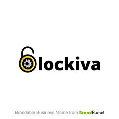 the logo for lockivaa is shown in black and yellow on a white background