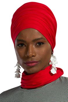 PRICES MAY VARY. Shirred Combed Cotton Bonnet-Shawl, (Red) Both bonnet and shawl in single product; You can use this model in two different ways After wearing the bonnet with single move, you can tie around the long part as a shawl or try different tying options to use it as bonnet Shirred Combed Cotton Bonnet-Shawl (Red) Smocked Cotton Bonnet-Shawl, Red Jersey Shawl, Instant Hijab, Brands Fashion, Fashion Scarves, Hijab Scarf, Head Wrap, Scarf Styles, Head Wraps, Drawing Reference