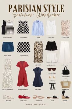 17+ Comfy Airport Outfit Ideas You'll Want To Copy This Summer French Woman Aesthetic Outfit, Parisian Summer Outfits French Style, Summer French Outfits Parisian Chic, Summer In Paris Outfit Parisian Chic, French Women Style Outfits Parisian Chic, Paris Capsule Wardrobe Summer, How To Dress Like A Parisian Woman, Paris Trip Outfits Summer