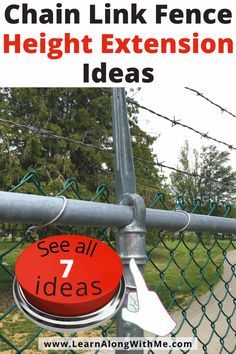 7 proven Chain Link Fence Height extension ideas Make Chain Link Fence Taller, Chain Link Fence Topper Ideas, Add Height To Chain Link Fence, How To Make A Chain Link Fence Taller, Extend Chain Link Fence Height, Chain Link Fence Extension Ideas, Adding Privacy To Chain Link Fence, Lattice On Chain Link Fence, Add Privacy To Chain Link Fence