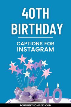 Cake with 40th birthday captions for Instagram Birthday Caption For Brother, Birthday Captions Funny, Birthday Caption For Sister, Birthday Hashtags, Birthday Captions For Myself, 16th Birthday Quotes, Happy Birthday Brother Wishes