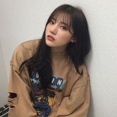 Medium Length Haircut With Bangs Korean, Asian Bangs, Hairstyle 2024, Girl Haircuts, Korean Hairstyle, Pretty Little Liars