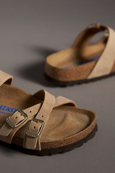 Find BIRKENSTOCK Franca Soft Footbed Nubuck Sandals on Editorialist. You're a shoe -in for incredible style and comfort when you slip on Birkenstock®. (P.S. it's our favorite step when putting together an OOTD)! Franca Soft Footbed Nubuck Sandals by Birkenstock in White, Women's, Size: 38, Leather/Metal/EVA Birkenstock Eva White, Birkenstock Franca, Birkenstock Colors, Birkenstock Sandals Women, White Birkenstocks, Neutral Heels, White Kicks, Pink Sandals, Birkenstock Sandals