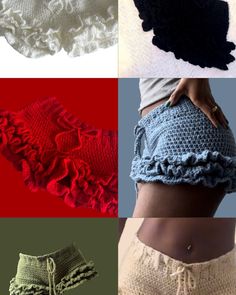 Crochet Skirt Mini, Ombre Crochet Projects, Crochet Ideas One Color, Crochet Two Piece Set, Crotchet Fits, Crochet Photoshoot, Crochet For Summer, Crochet Clothing Patterns, Crochet Fits