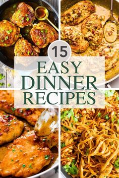 15 easy dinner recipes that are perfect for any family to enjoy and have fun on the table