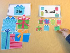 FREE Big/Small Christmas Sorts! - The Autism Helper Free Christmas Activities, Christmas Learning Activities, Christmas Activities For Toddlers, Christmas Learning, Preschool Christmas Activities, December Activities, Christmas Lesson, Daycare Activities, Christmas Math