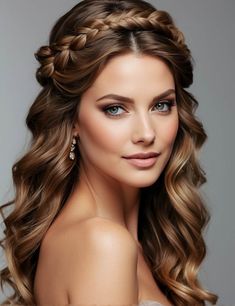 Peinados Elegantes Sueltos, Enhance Natural Beauty, Shaved Pixie Cut, Fish Tail Side Braid, Voluminous Ponytail, Using A Curling Wand, Side Swept Curls, Timeless Looks, Hair To One Side