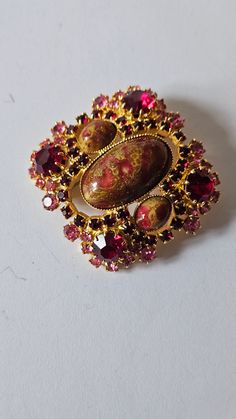 Please inspect photos for condition. Any questions please ask. All items are vintage or Antique and may have slight defects. Postage within 2 days of payment. Thank you for checking out my listing 😊 Vintage Red Brooches For Formal Occasions, Red Retro Brooch Jewelry, Retro Red Brooch Jewelry, Vintage Red Brooches For Party, Vintage Red Wedding Brooches, Vintage Type, Rose Rouge, Easter Egg, Favorite Things Gift