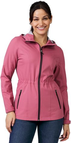 When rain starts to fall  zip up and let the X2O fabric keep you dry. The Free Country X20 Waterproof anorak's breathable stretch fabric has UPF 50+  so you can keep going even when the sun shines. Womens Jackets Casual, Rain Jacket Women, Country Women, Rei Co-op, Keep Going, Upf 50, Stretch Fabric, Rain Jacket, Casual Women