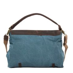 This bag is made of selected thick genuine top grain cowhide leather, quality waxed canvas material, anti-rust hardware and cotton fabric lining. This bag is perfect as your everyday bag, and can fit for a 15'' Laptop, books, as well as many accessories. Dimensions: Length: 42cm; Height: 35cm; Width: 12cm;  #crossbodybag #messengerbag #bag #women #canvasbag #handbag #leatherbag #dufflebag #travelbag #holdall #overnightbag #men #shoulderbag, #schoolbag #womensfashion #bagaddict #leatheraddict Coated Canvas Tote Shoulder Bag With Waxed Finish, Large Capacity Waxed Canvas Shoulder Bag For On-the-go, Leather Canvas Bag With Large Capacity For On-the-go, Waxed Canvas Satchel With Leather Handles For On-the-go, Rugged Bag With Adjustable Strap For Everyday Use, Everyday Waxed Canvas Satchel With Leather Handles, Waxed Finish Coated Canvas Tote Shoulder Bag, Canvas Hobo Bag For Everyday Use, Casual Satchel With Waxed Finish And Tote Shape