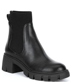 Shop for Steve Madden Hayle Chelsea Lug Sole Booties at Dillard's. Visit Dillard's to find clothing, accessories, shoes, cosmetics & more. The Style of Your Life. Steve Madden Chelsea Boots, Lug Sole Booties, Womens Leather Ankle Boots, Chunky Chelsea Boots, Chelsea Boot Women, Lug Sole Boots, Steve Madden Boots, Chelsea Boots Women