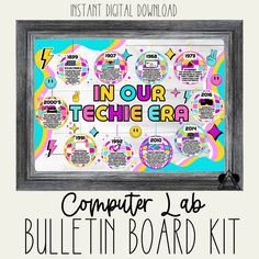 the computer lab bulletin board kit includes instructions for students to learn how to use it