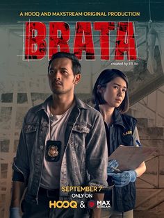 the poster for brata, starring in an upcoming film with director and actors on it