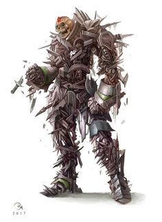 Iron Golem Dnd, Dnd Undead Art, Skeleton Pics, Iron Golem, Monster Under The Bed, Pathfinder Character, D D Monsters, Creature Artwork, Dnd Monsters