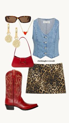 Glitz And Glam Cowgirl, Aesthetic Country Concert Outfits, Cowgirl Shirt Outfits, Baddie Country Outfit, La Concert Outfit, Fall Western Outfits Concert, Acl Outfit Ideas, Western Style Fashion, Music Outfits Ideas