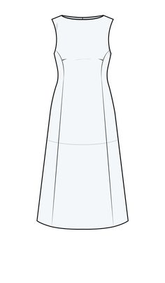 This is a digital (PDF) for The BOATNECK dress. The Dress is fitted around the upper body, but it has width from the hips down. The dress has front and back panels that provide shape, as well as darts. The dress features a boatneck neckline and an invisible zipper closure at the back. Don't worry - the manual will come with video guidance on this! The dress is unlined but has a facing at the neckline and armholes when sewn without sleeves. The pattern comes in two lengths - a short and a long version. Want the dress with sleeves? This dress fits all Puff and Pencil's sleeves for dresses and blouses. Be the pattern designer and combine your favorite. Sizes: XXS-XXL Sewing Ability: Advancing Beginner Fabric recommendations: Woven fabric types such as poplin, woven viscose, and cotton twill a Fitted Knee-length Dress With French Seams, Fitted Midi Dress With Empire Waist And Lined Bodice, Fitted Midi Dress With Lined Bodice And Empire Waist, Fitted Sleeveless Dress With Princess Seams, Fitted Daywear Dress With French Seams, Fitted Dress With French Seams For Daywear, Fitted A-line Dress With Princess Seams, Empire Waist Dress With Fitted Bodice, Fitted Lined Midi Dress With Empire Waist