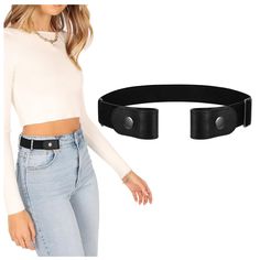 PRICES MAY VARY. Easy Use Belt to Make Life Easier -To use this elastic belt is easy, just snap on once and forget you're wearing a belt all day. Hassle-free dressing,no need to repeat the belt off and ,save time for bathroom breaks! Buckle Free Belt, Looks Almost Invisible - No buckle belt, there's no bulge and no flap on the side.Worry little about the buckle in the front affect the beauty of your outfit.This elastic waist belt for jeans is very low-profile and keeps pants in place well. Quali Belt For Jeans, Elastic Jeans, Weight Changes, Women Belt, Elastic Belt, Branded Belts, Stretch Belt, Make Life Easier, Jean Belts