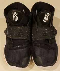 Nike Kyrie 6 GS Black Basketball Shoes Youth 5.5Y Black White BQ5599-001.  The shoes are in good shape, please review the pictures and if you have any questions, please ask before bidding.  Thanks! I do offer a discount on shipping charges when more than one item is purchased! I charge the highest shipping rate, then an additional $3 per item for purchases shipped in the lower 48 states.  Simply add all the items into your shopping cart, then click the "REQUEST TOTAL FROM SELLER" button.  It sho Kyrie 6, Black Basketball Shoes, Nike Kyrie, Basketball Shoes, Shopping Cart, Basketball, Black White, Black And White, Nike