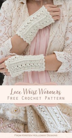 the beautiful fingerless gloves are free crochet pattern