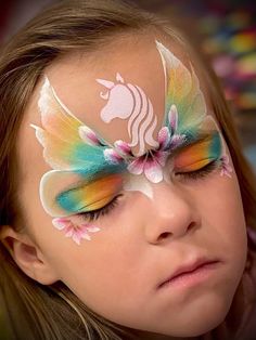 Butterfly Face, Face Painting Easy, Tulip Festival, Eye Makeup Pictures, Unicorn Face, Face Painting Designs, Kids Makeup