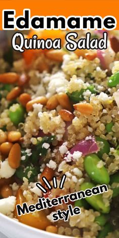 an image of a salad made with quinoa and vegetables