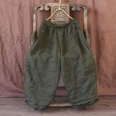 Introducing our Original Plus Size Double Layered Retro Loose Casual Wide Leg Linen Pants. These pants offer a unique double-layered design, providing both style and comfort. With a retro-inspired loose fit and wide leg, they exude casual elegance. Perfect for those seeking a fashionable yet relaxed look. Fabric: Beige and army green are made of ramie, while vintage pink is linen. Elastic waist maxes out at 110cm, hip measurement is up to 142cm, and length is 92cm. Model is 160cm tall and weighs 50kg. Notice: All measurements were taken when the clothes were laid flat, so there may be errors of 2-3cm due to manual measurement. Size conversions: 1 inch = 2.54 cm, 1 cm = 0.39 inch. There may be slight color differences due to lighting and photography technology. Just because the page lists o Plus Size Linen Pants, Autumn Pattern, Wide Leg Linen Pants, Linen Pants Women, Print Style, Casual Elegance, Linen Pants, Wide Leg Trousers, Waist Size