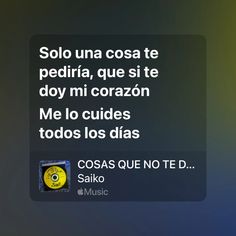 saiko 
cosas que no te dije
song 
música 
music 
canción 
spotify 
apple music 
quotes 
lyrics 
letras 
letra 
lyric My Feelings For You, Cute Phrases, Creative Instagram Stories, Future Boyfriend