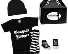 Punk Rock Baby Clothing & Gift Sets by lowleepop on Etsy