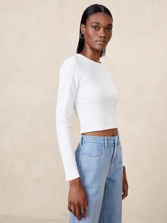 Search | Banana Republic Fitted White Top With Cropped Hem, White Fitted Top With Cropped Hem, Fitted White Cropped Top, White Fitted Crop Top With Cropped Hem, Fitted Cropped T-shirt Crew Neck For Fall, Fitted Crew Neck Cropped T-shirt For Fall, White Cropped Hem Tops For Fall, Minimalist Cropped Tops For Everyday, Fall Cotton Cropped T-shirt