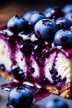 Blueberry Dream Cheesecake Cheesecake Ingredients, Blueberry Pie, Blueberry Recipes, Springform Pan, Pie Cake, Desserts Recipes