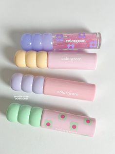 yesstyle code: DOWICORE1  #kbeauty #colorgram #makeup #yesstyle #yesstyleinfluencers #aesthetic #cute #lippies Colorgram Fruity Glass Tint, Colorgram Makeup, Blue Wonyoungism, Makeup Yesstyle, Makeup Utensils, Makeup List, Hello Kitty Crafts, Cocoppa Wallpaper, Makeup Supplies