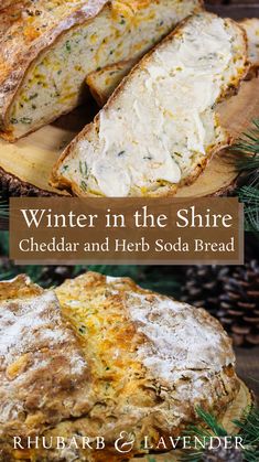 Freshly baked soda bread flavoured with sharp cheddar cheese and a blend of fresh herbs is best served warm straight from the hearth of a cozy hobbit hole in the Shire. Hobbit Food Recipes, Celtic Food, Creamy Mushroom Soup, Winter Treats, Hobbit Hole, Bread Serving, Cocktail Desserts