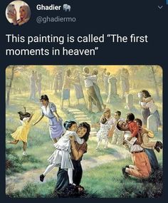 the painting is called the first moments in heaven