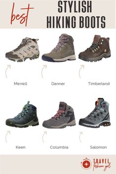 the best hiking boots for men and women in different colors, sizes, and styles