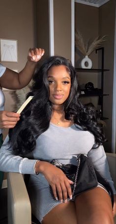 Sza Hair Wig, Girly Hairstyles, Silk Press Natural Hair, Voluminous Hair, Quick Weave Hairstyles, Slick Hairstyles, Protective Hairstyles Braids, Auburn Hair