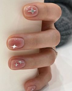 Minimal Nails Art, Hello Nails, Minimal Nails, Blush Nails, Soft Nails, Kawaii Nails, Minimalist Nails, Nail Art Ideas, Fire Nails