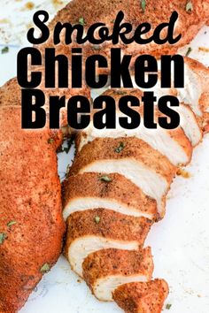 Smoked Chicken Breast Recipe, Smoked Chicken Breast, Smoked Chicken Salad, Smoked Chicken Recipes, Pellet Smoker Recipes, Smoked Food