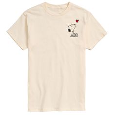 Peanuts - Valentine's Peanuts Snoopy Heart - Men's Short Sleeve Graphic T-Shirt Swaggy Clothes, Snoopy Tshirt, Peanuts Shirt, Snoopy Heart, Snoopy Shirt, Charlie Brown Snoopy, Ideal Wardrobe, New Year New Me, Peanuts Snoopy