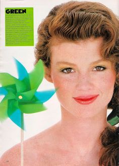 Glossy Sheen: Just a Dash of Colour from Dolly Magazine March 1982 Dolly Magazine, Fresh Beauty, Girl Next Door, Big Hair, Fashion Makeup