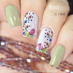 Easter Nail Art Designs, Summer Nails 2023, Easter Nail Designs, Floral Nail Designs, Floral Nail Art, Nails 2023, Easter Nails, Floral Nails, Chic Nails